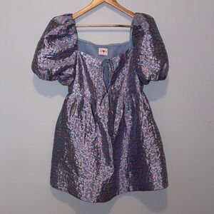 Buddy Love Blue and Pink Dress